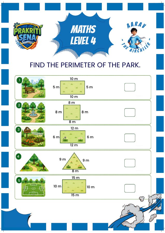 Find the Perimeter of the Park preview