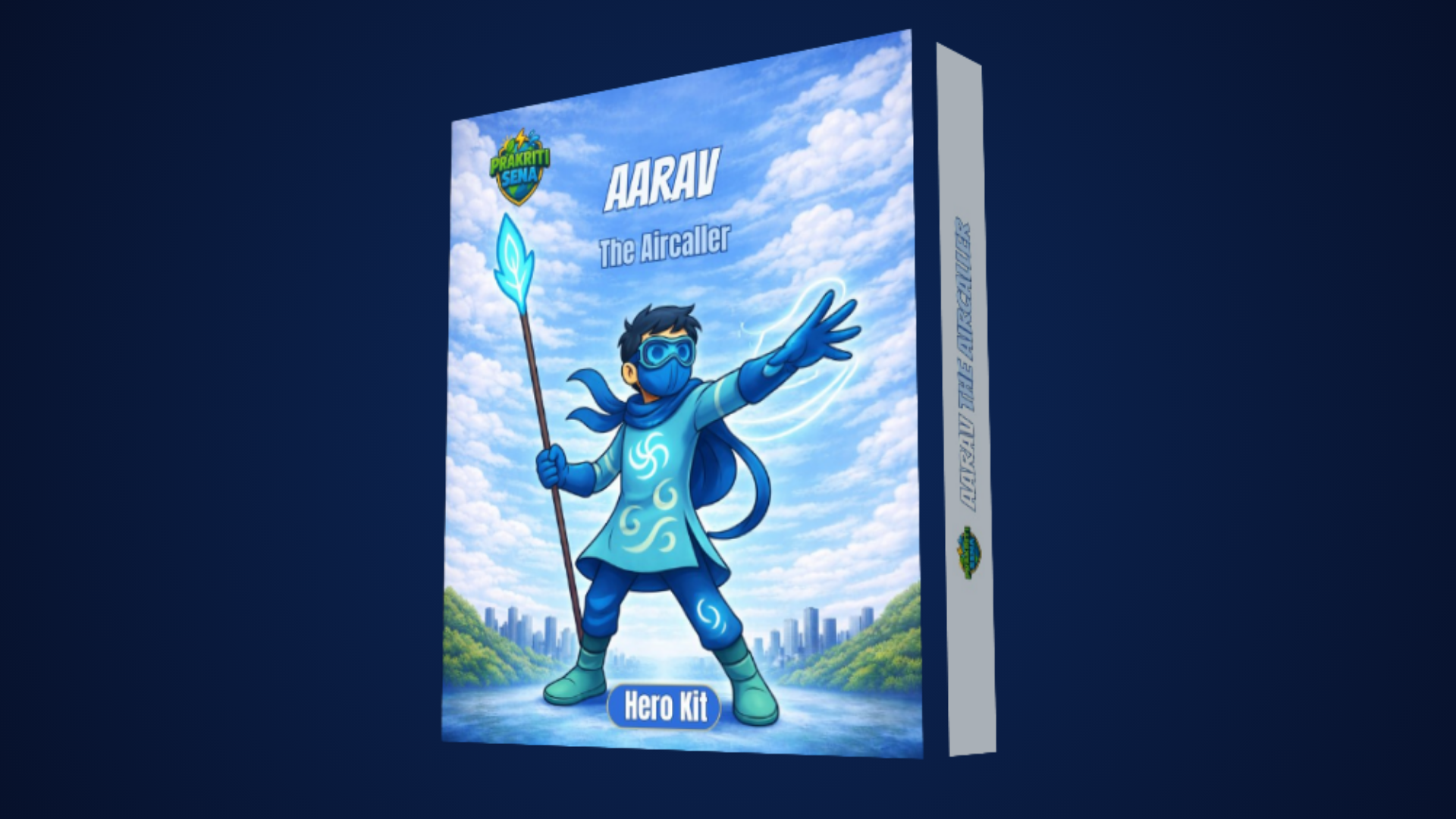 Aarav, The Aircaller · Hero Kit